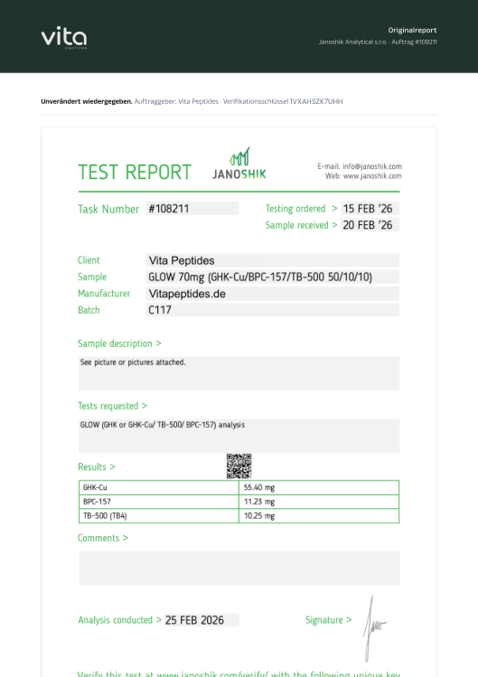 Janoshik-Report, Original